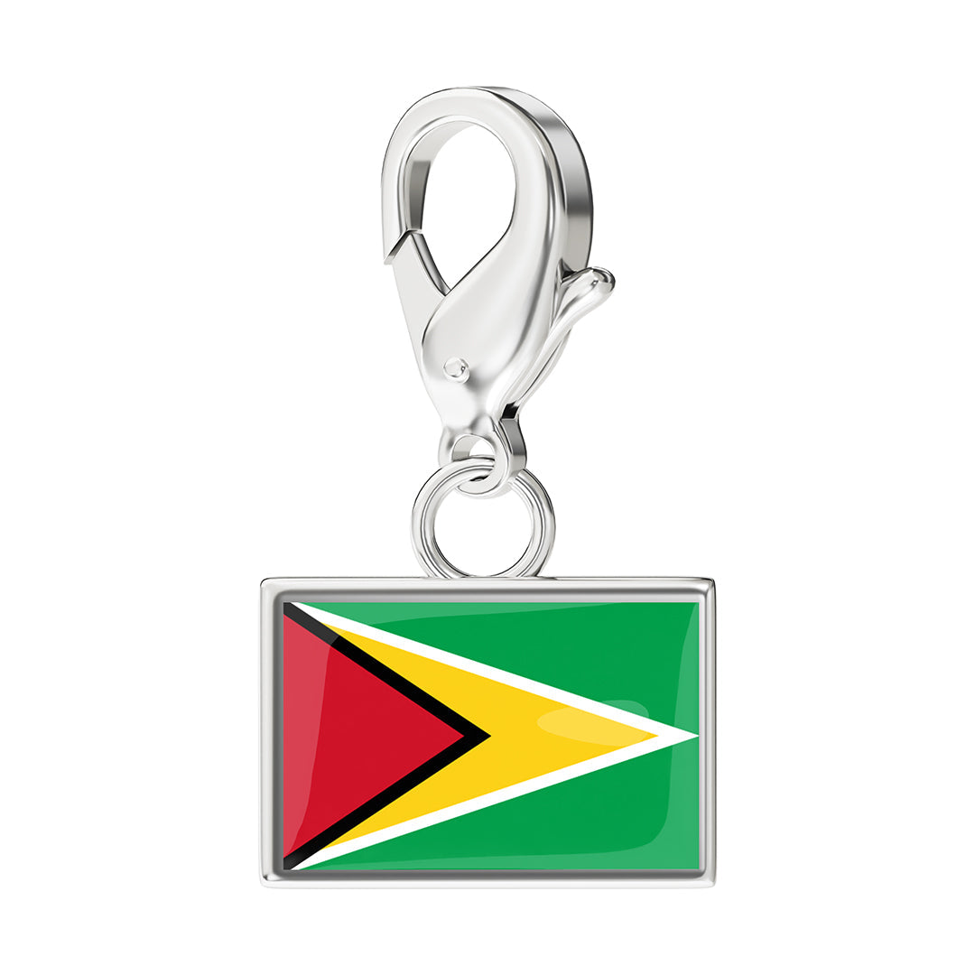 Flag & Map Charms Set
