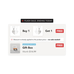 Heart Between Countries Yin/Yang Engraved Necklace (2 Necklaces)