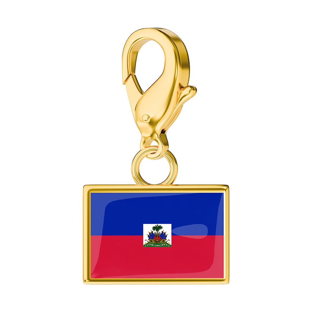 Flag & Map Charms Set