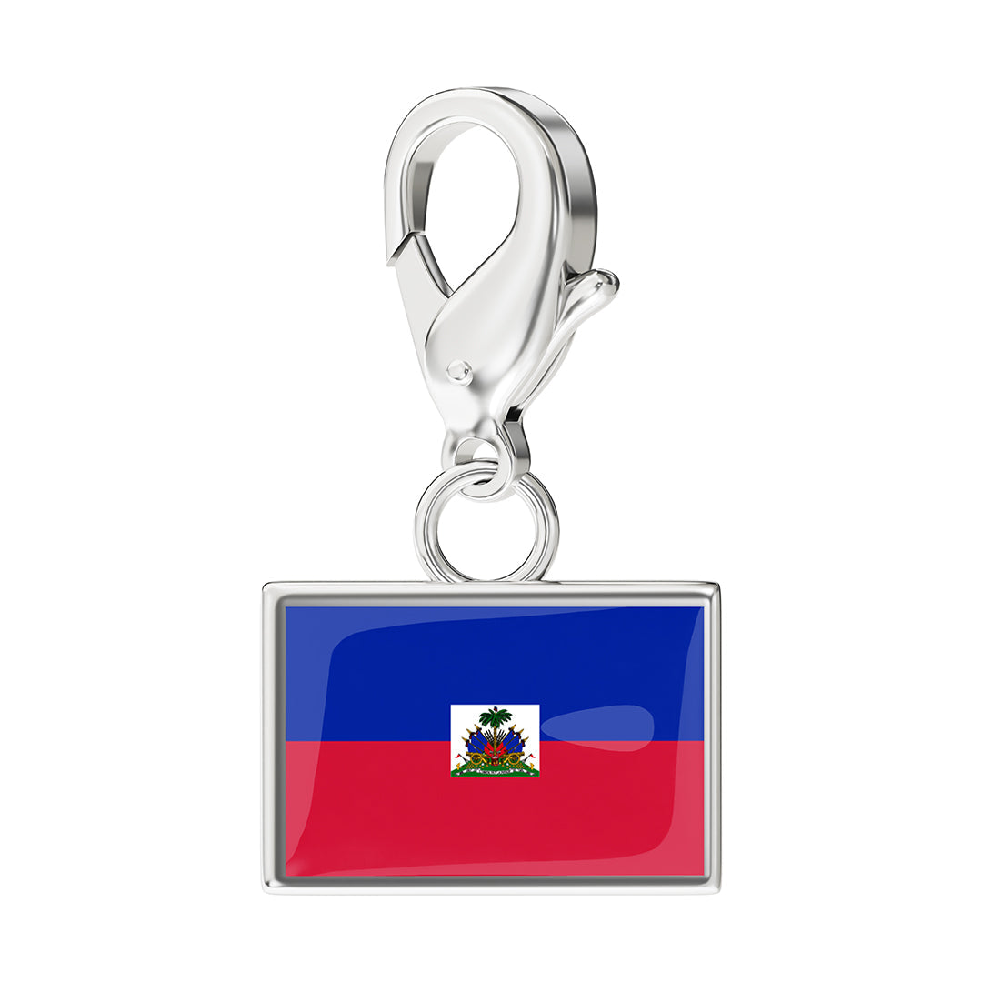 Flag & Map Charms Set