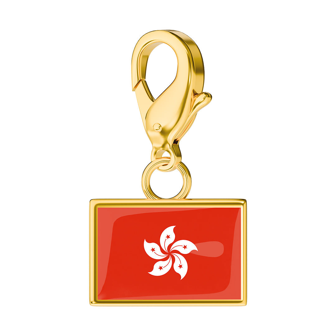 Flag & Map Charms Set