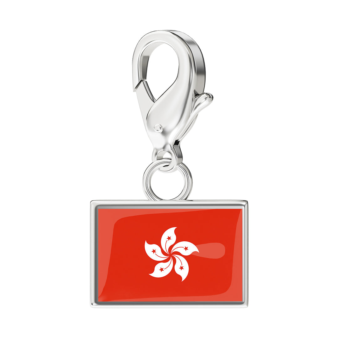 Flag & Map Charms Set