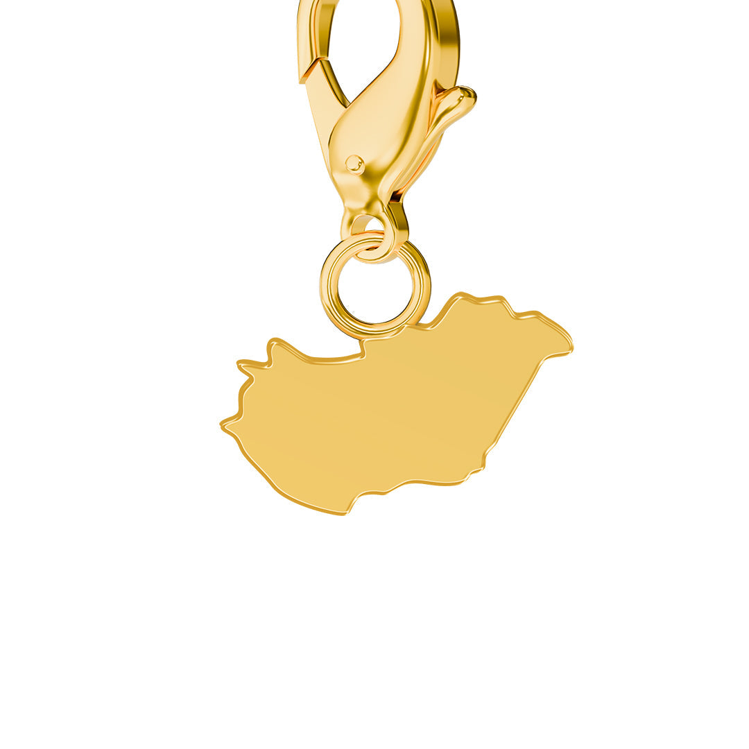 Flag & Map Charms Set