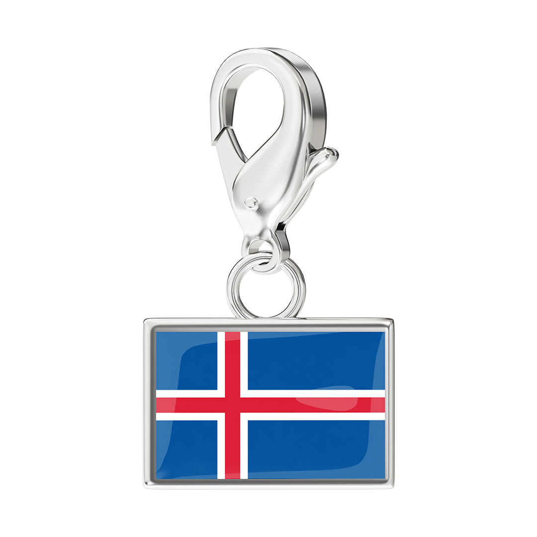 Flag & Map Charms Set