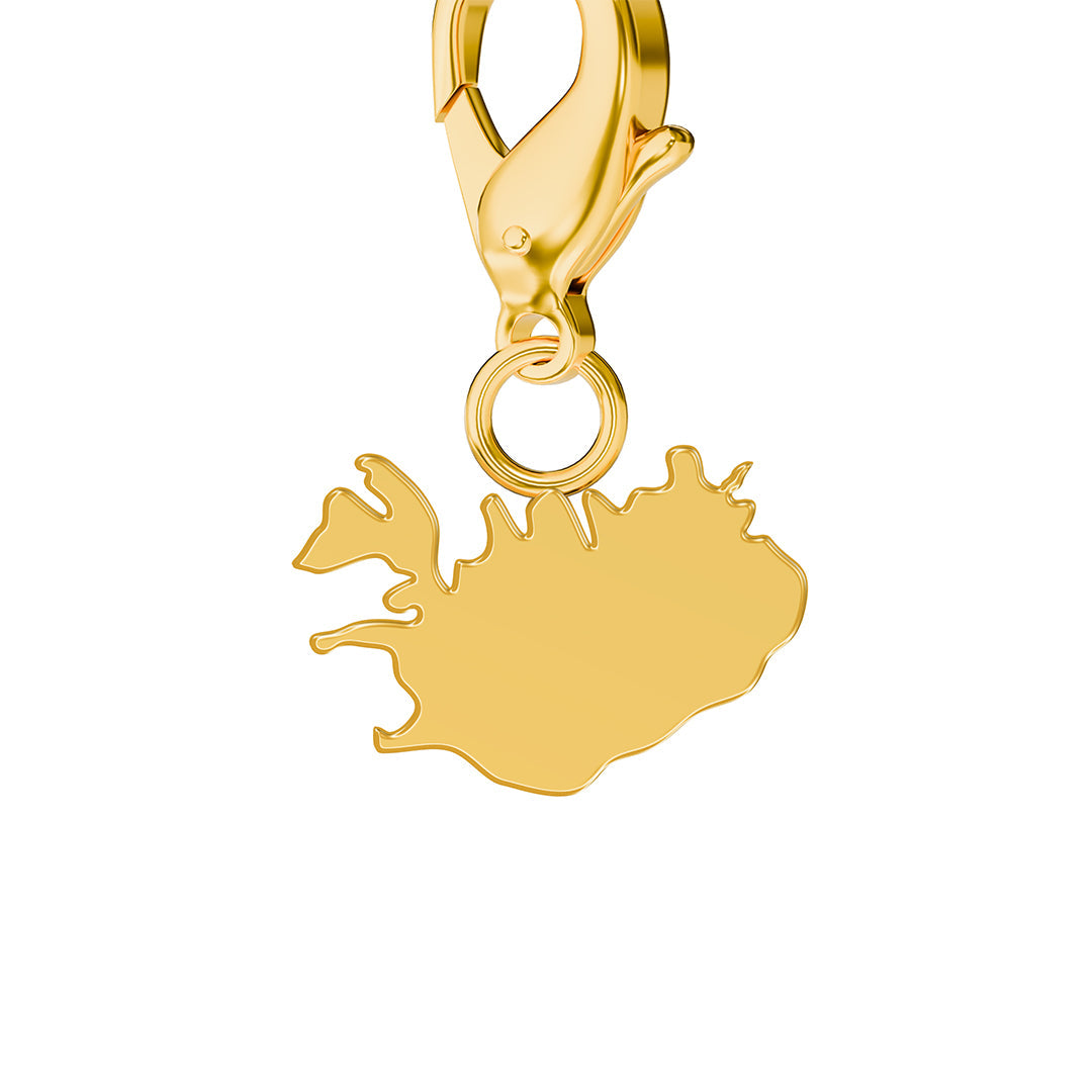 Flag & Map Charms Set