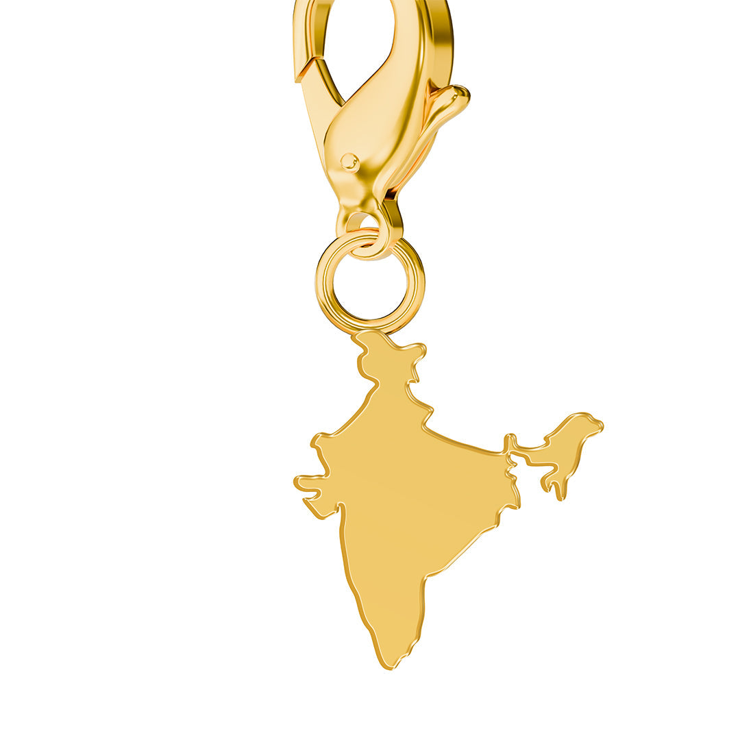 Flag & Map Charms Set