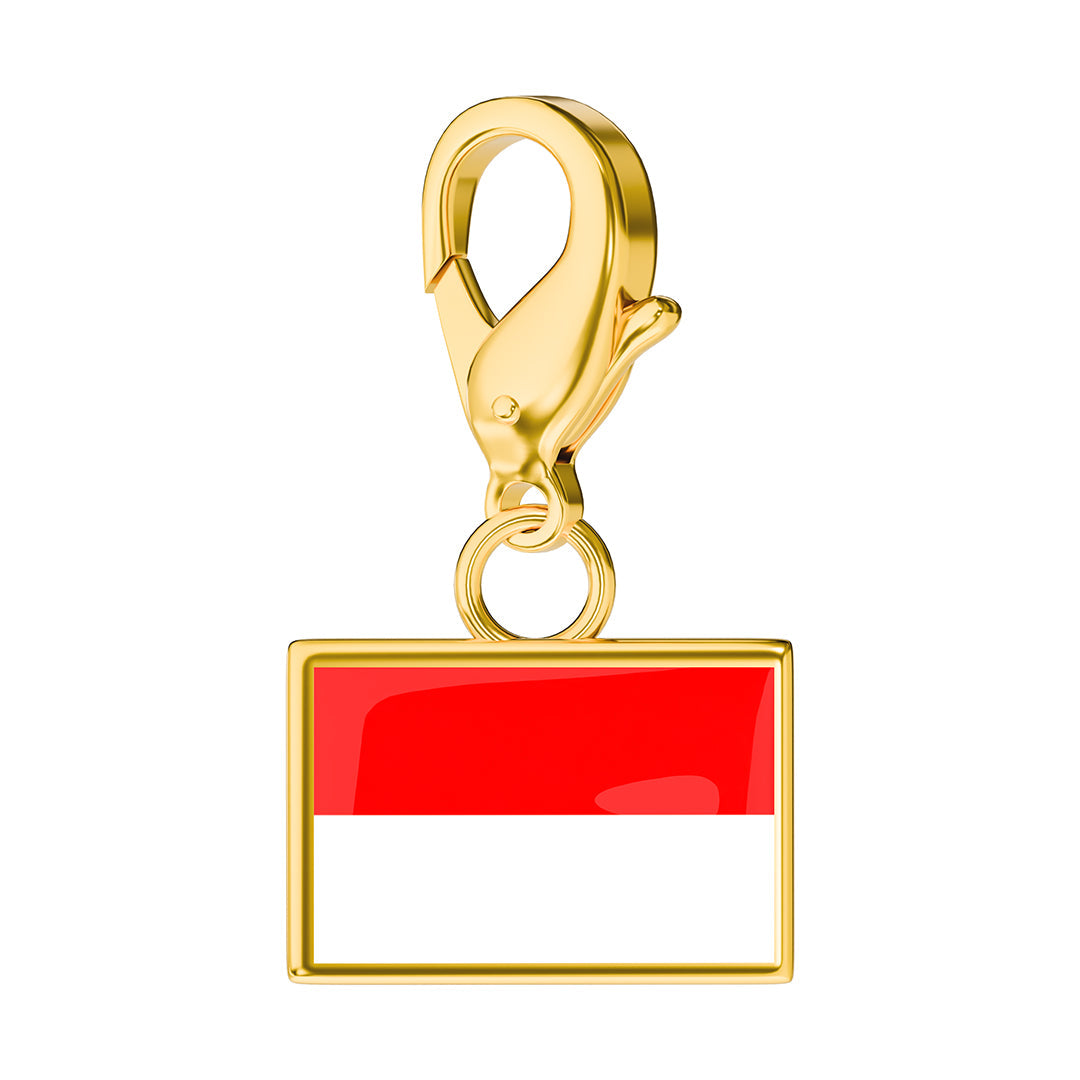 Flag & Map Charms Set