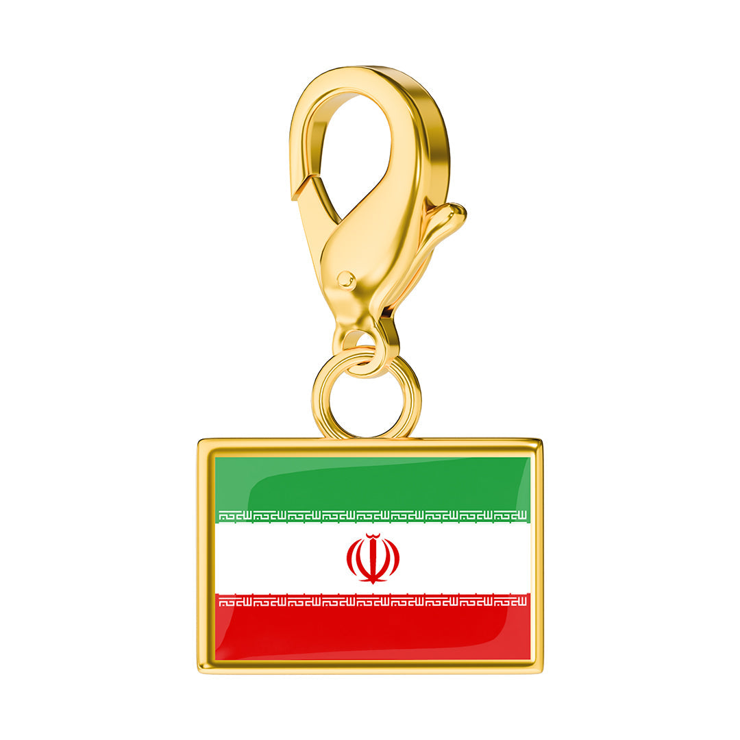 Flag & Map Charms Set