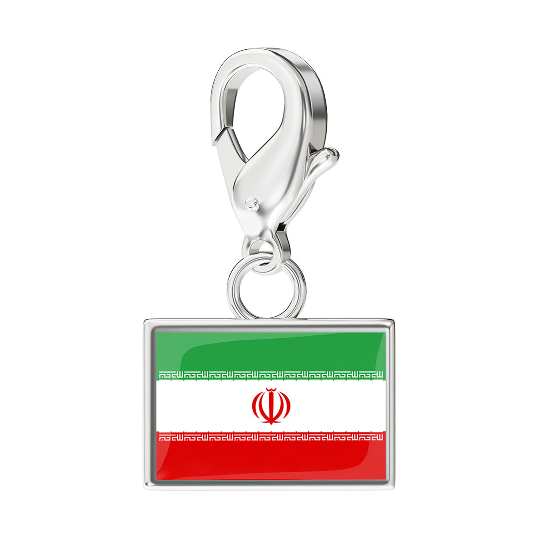 Flag & Map Charms Set