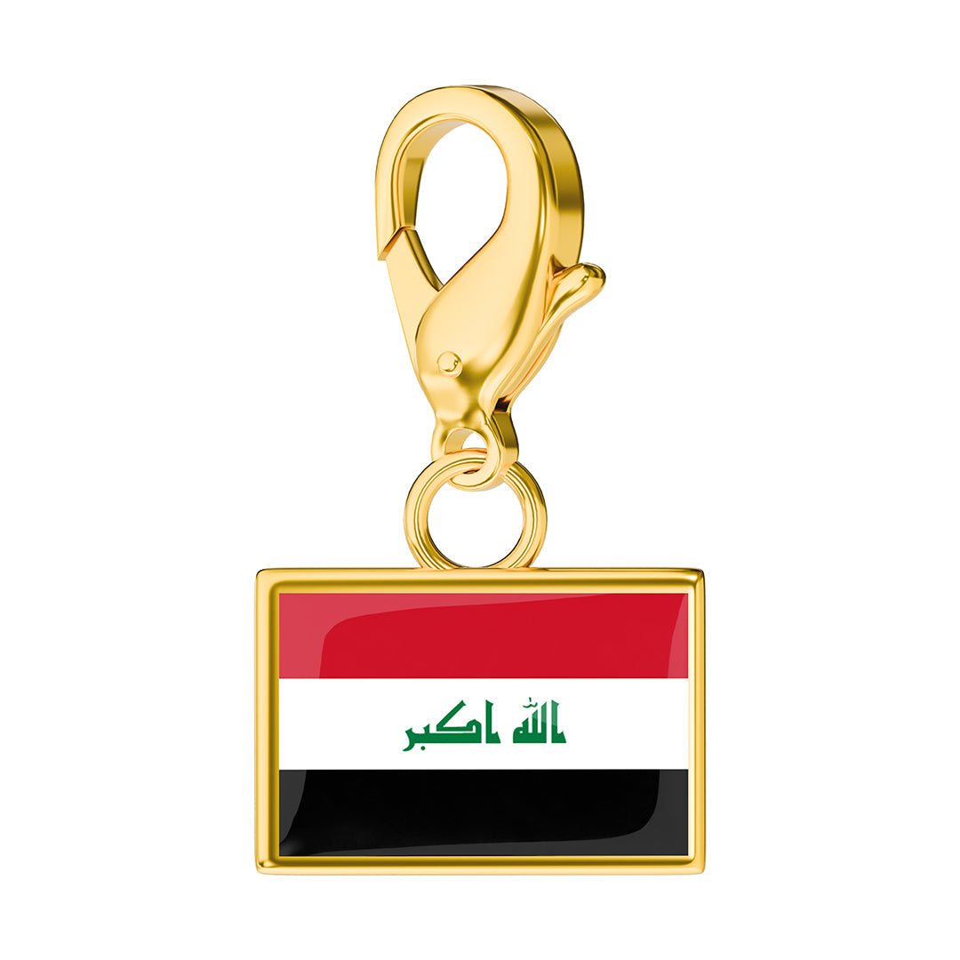 Flag & Map Charms Set