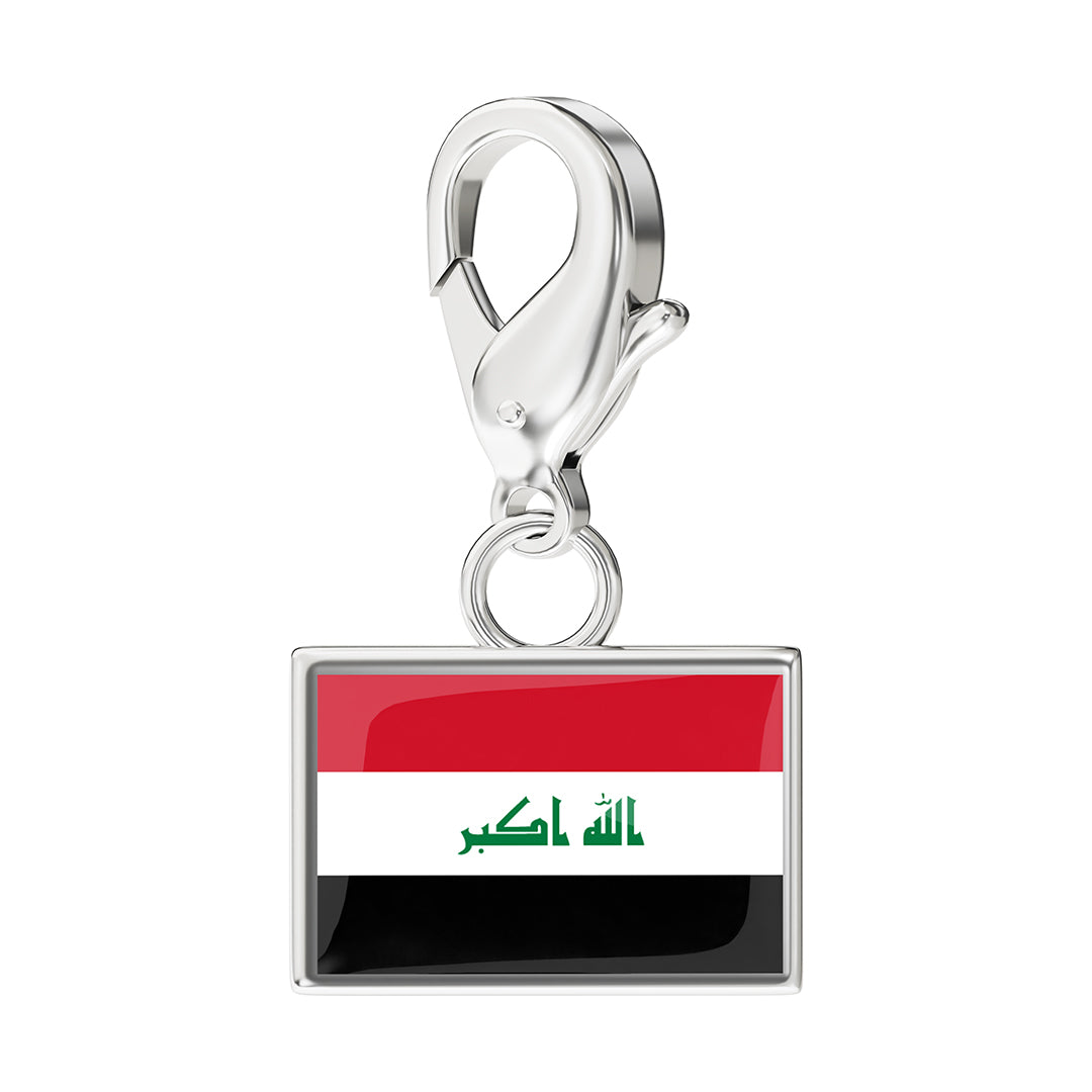 Flag & Map Charms Set
