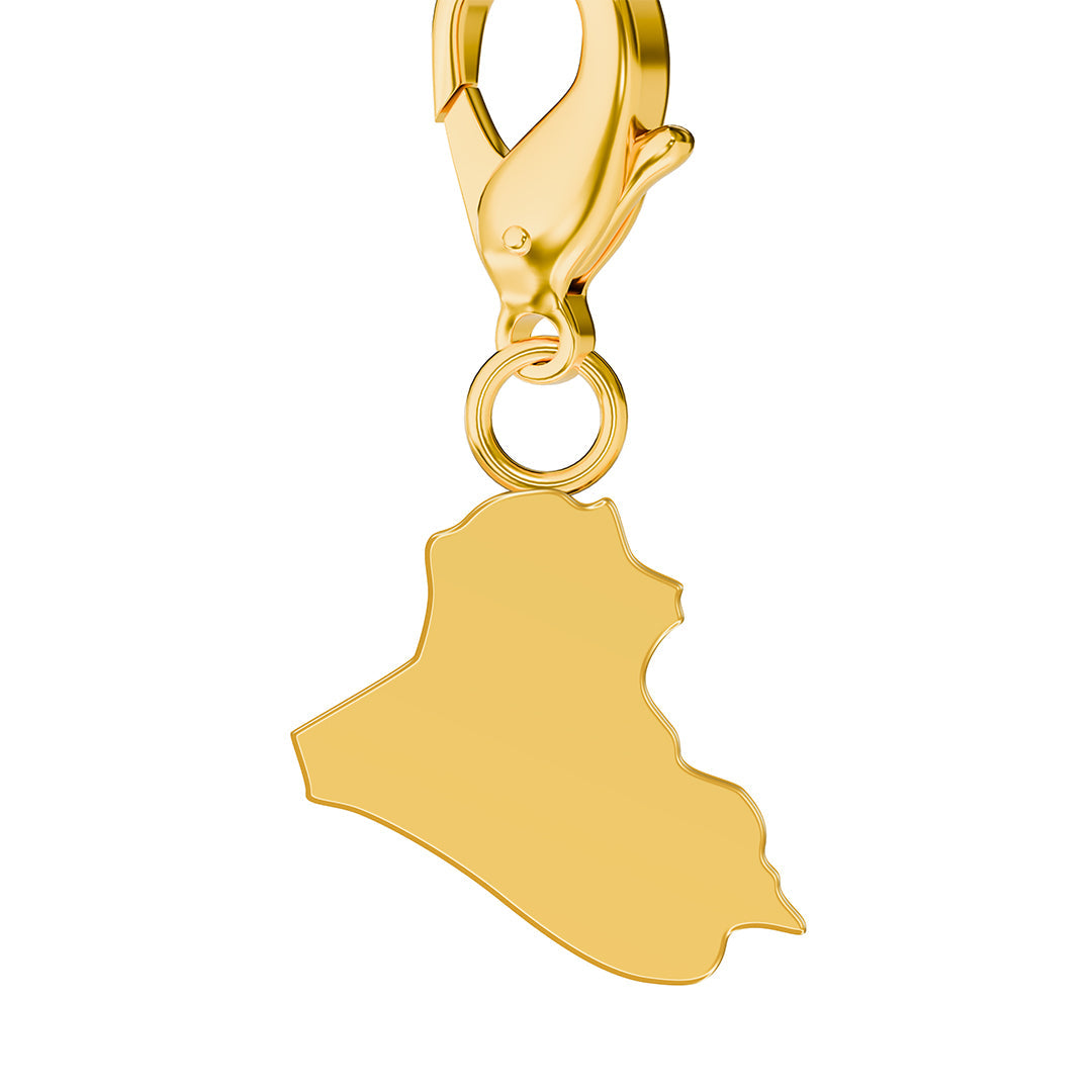 Flag & Map Charms Set