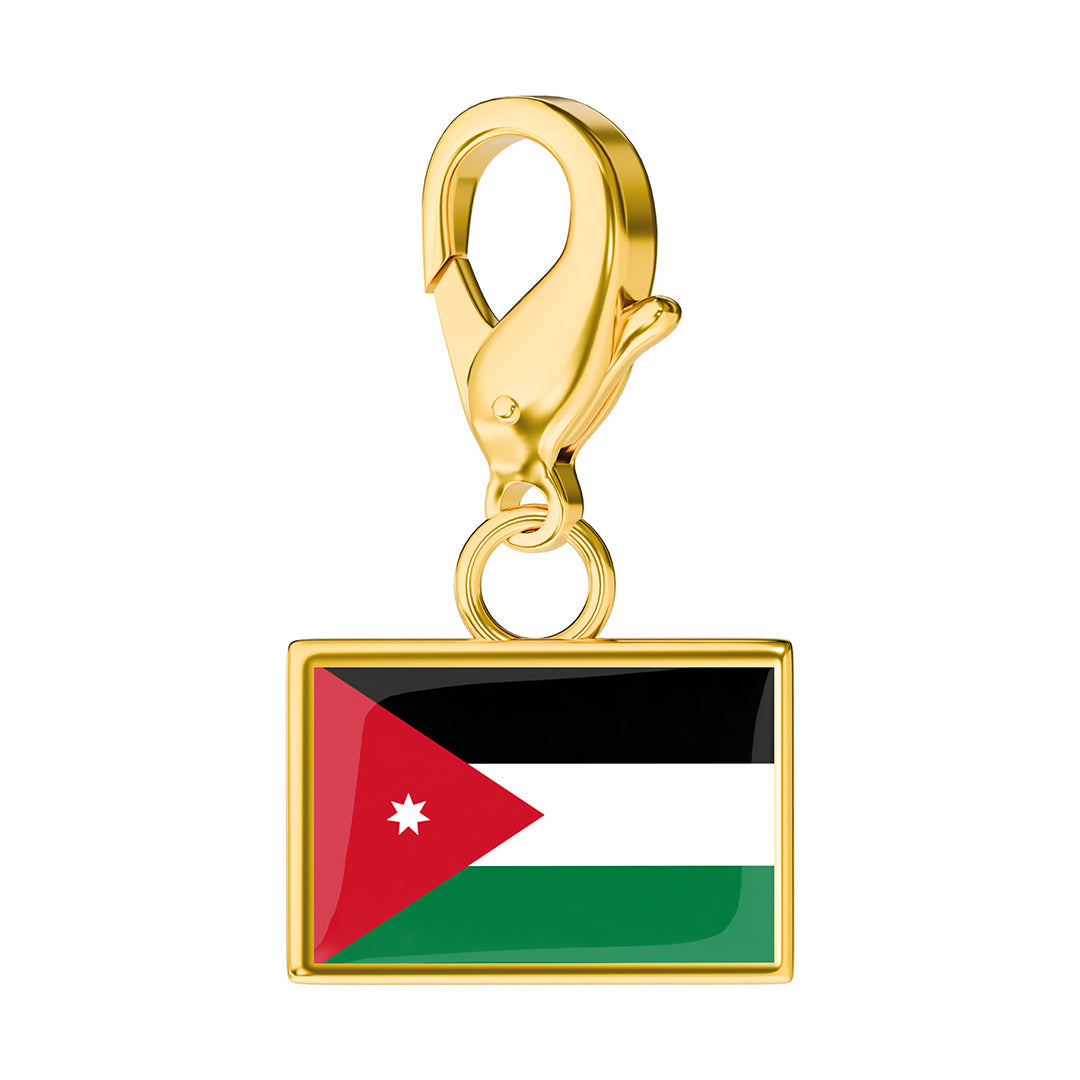 Flag & Map Charms Set