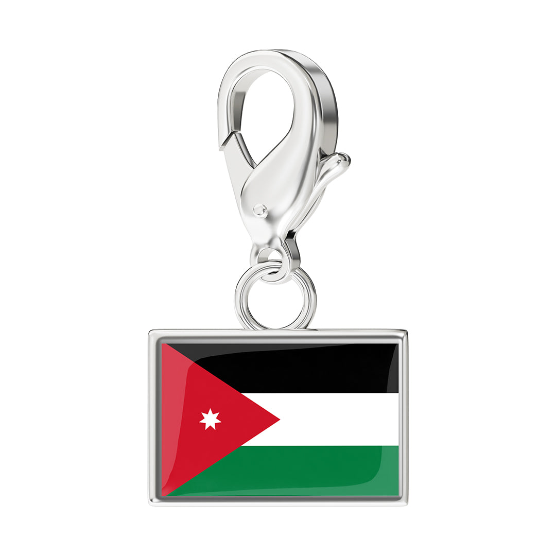 Flag & Map Charms Set