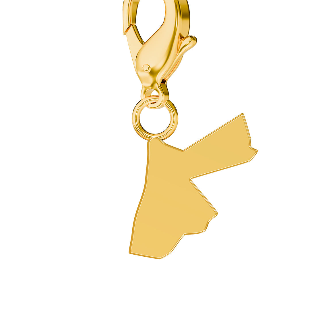 Flag & Map Charms Set