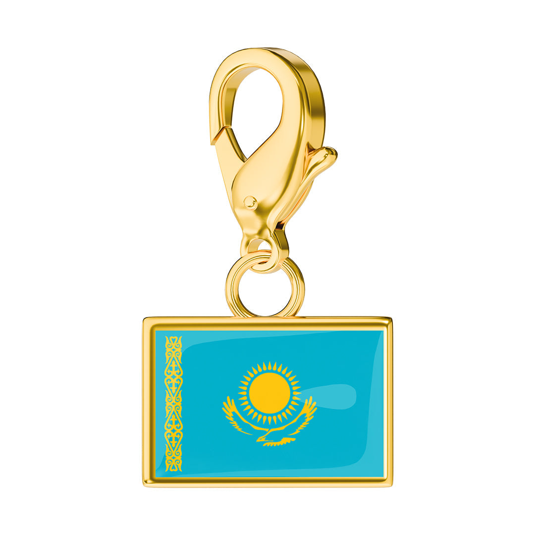 Flag & Map Charms Set