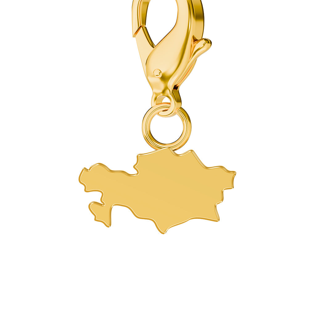 Flag & Map Charms Set