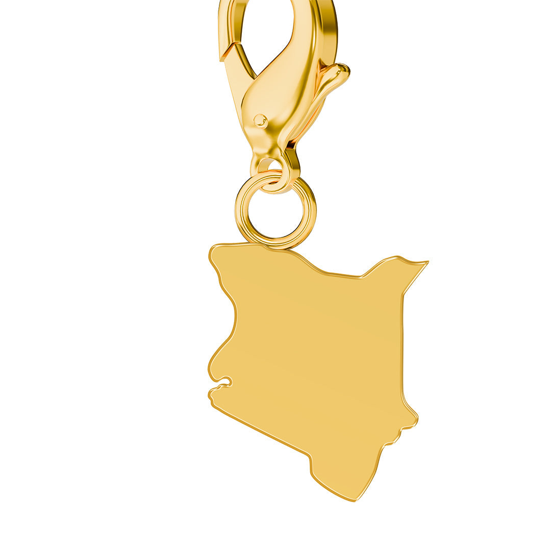 Flag & Map Charms Set