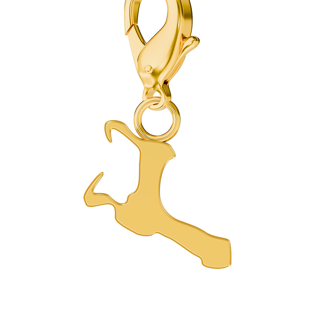 Flag & Map Charms Set