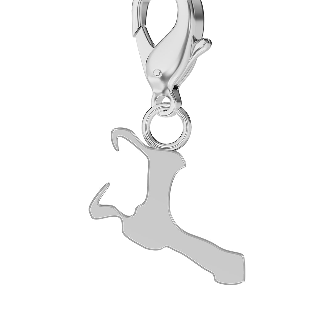 Flag & Map Charms Set