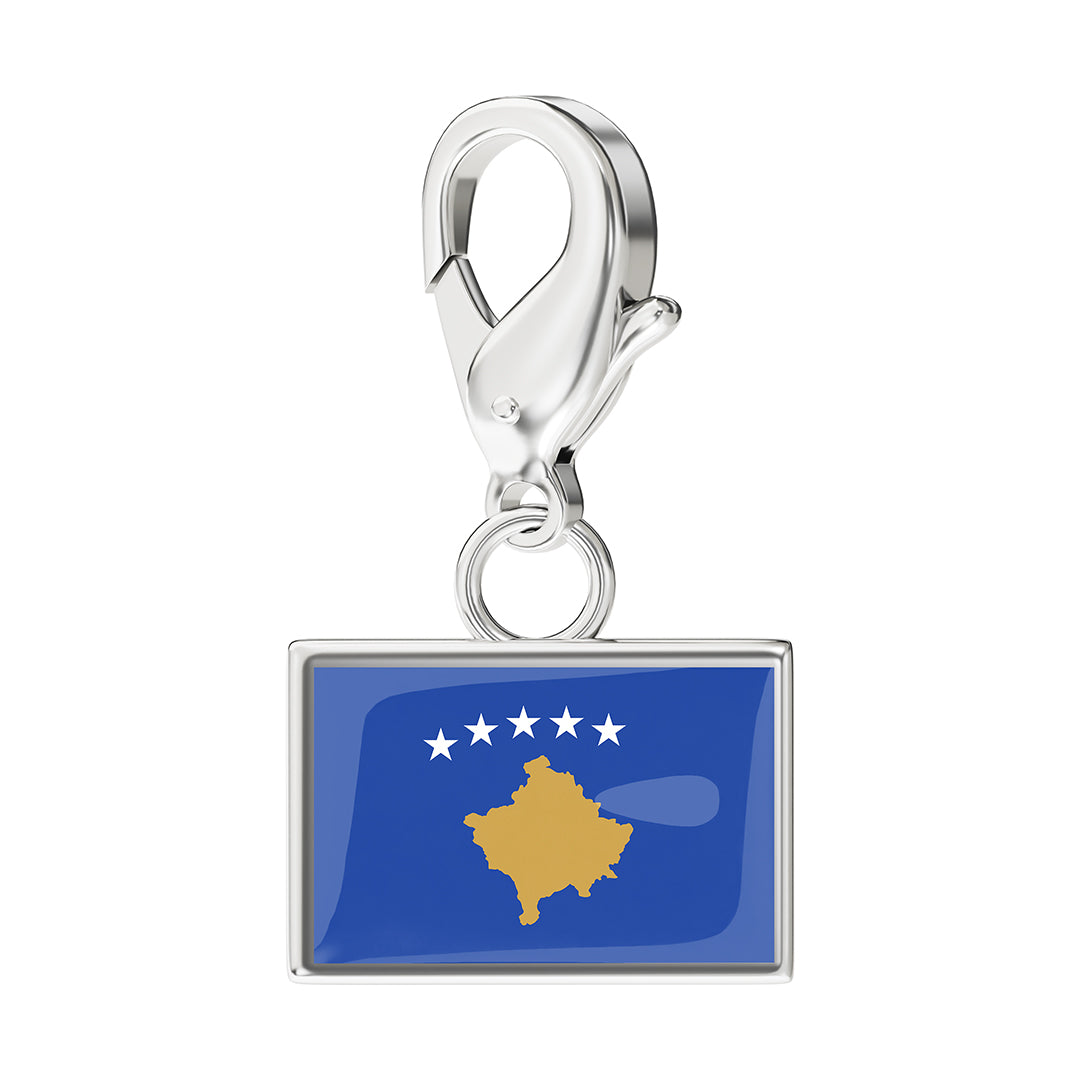 Flag & Map Charms Set