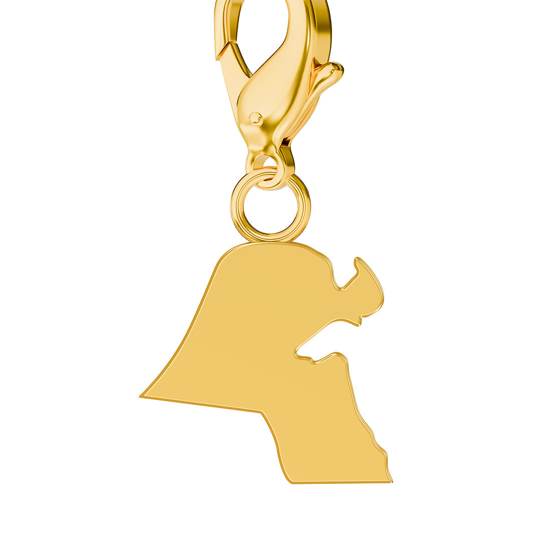 Flag & Map Charms Set