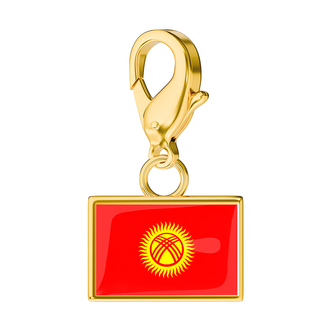 Flag & Map Charms Set