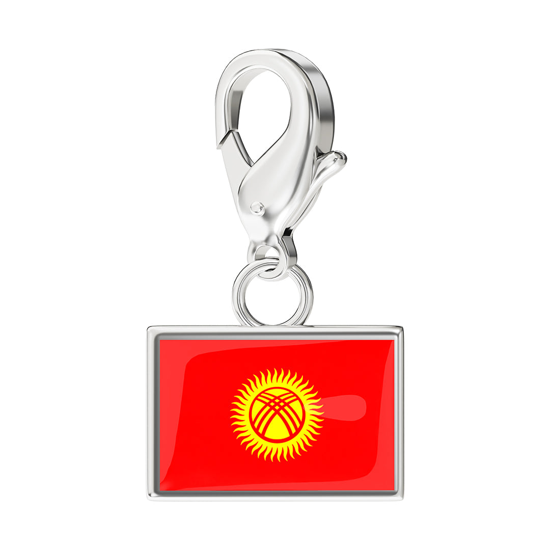 Flag & Map Charms Set