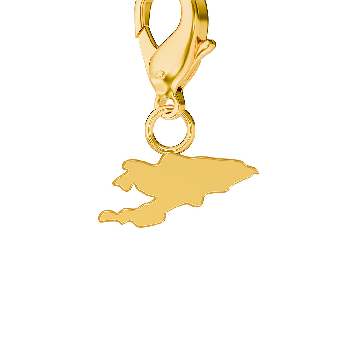 Flag & Map Charms Set