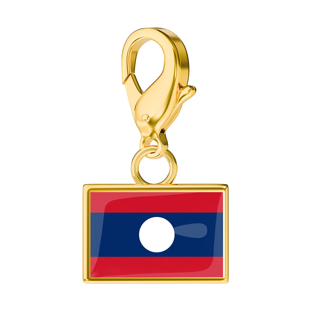 Flag & Map Charms Set