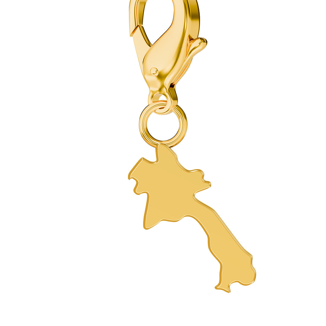 Flag & Map Charms Set