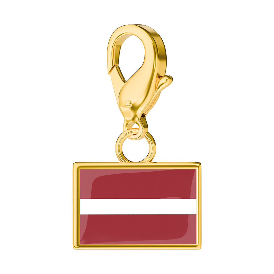 Flag & Map Charms Set