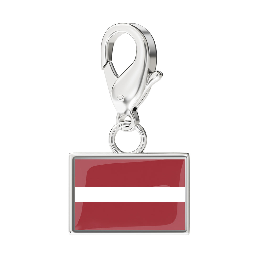 Flag & Map Charms Set