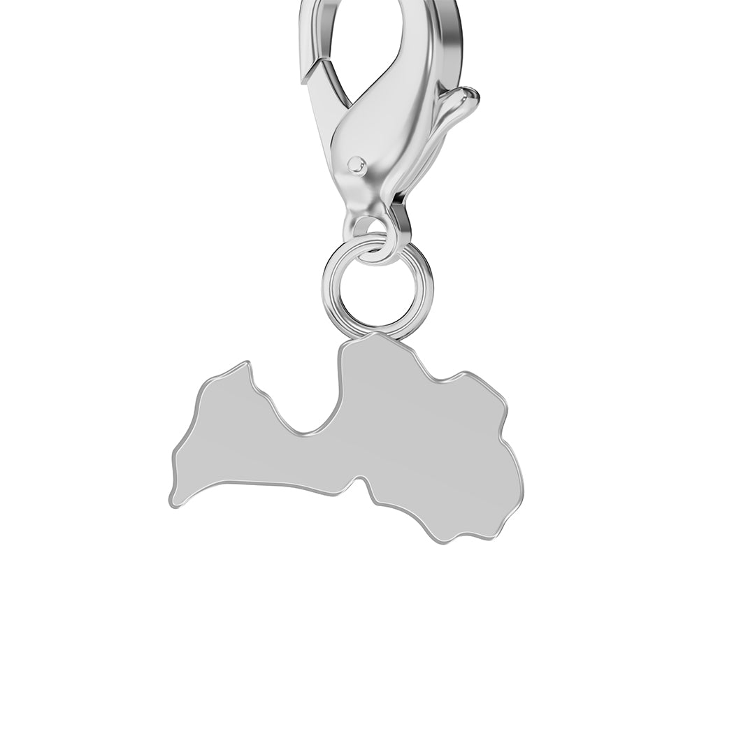 Flag & Map Charms Set