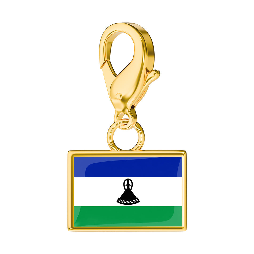 Flag & Map Charms Set