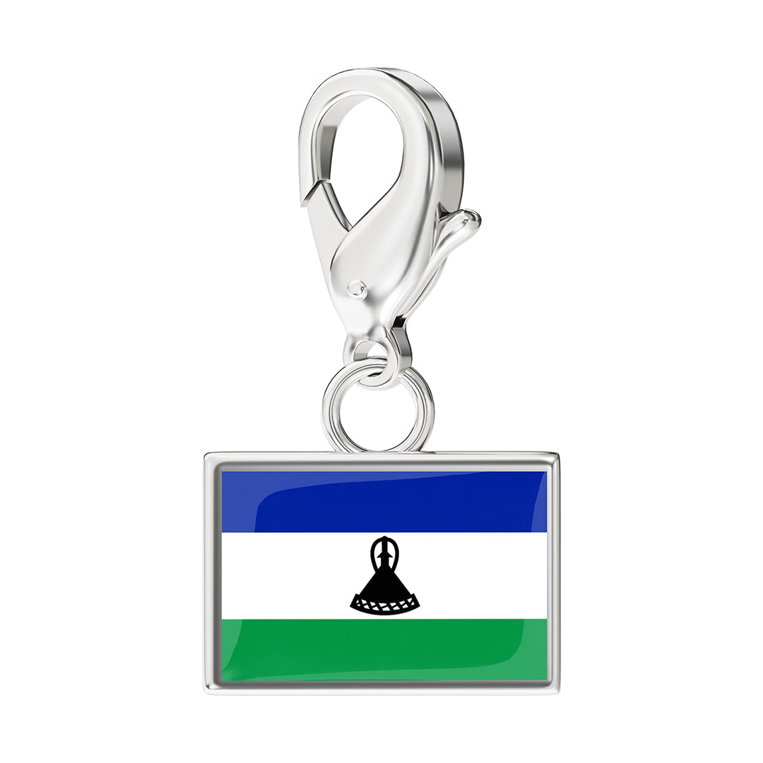 Flag & Map Charms Set