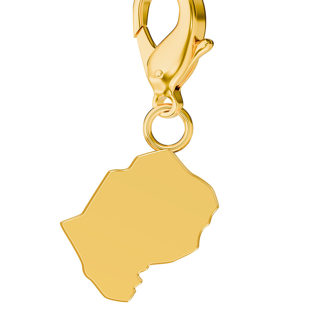 Flag & Map Charms Set