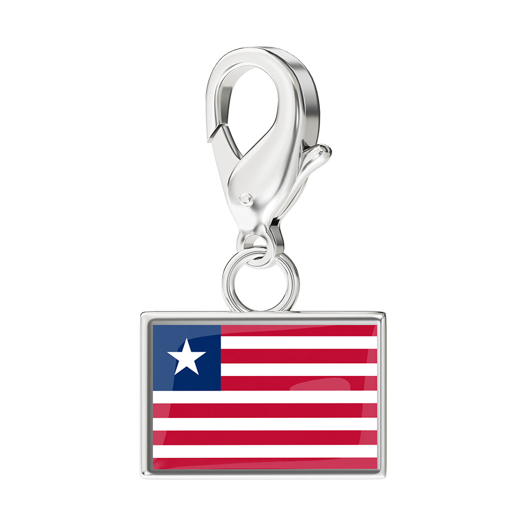 Flag & Map Charms Set