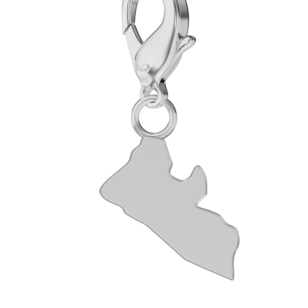 Flag & Map Charms Set