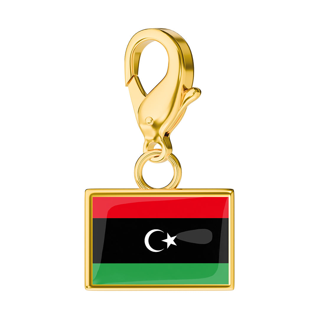 Flag & Map Charms Set