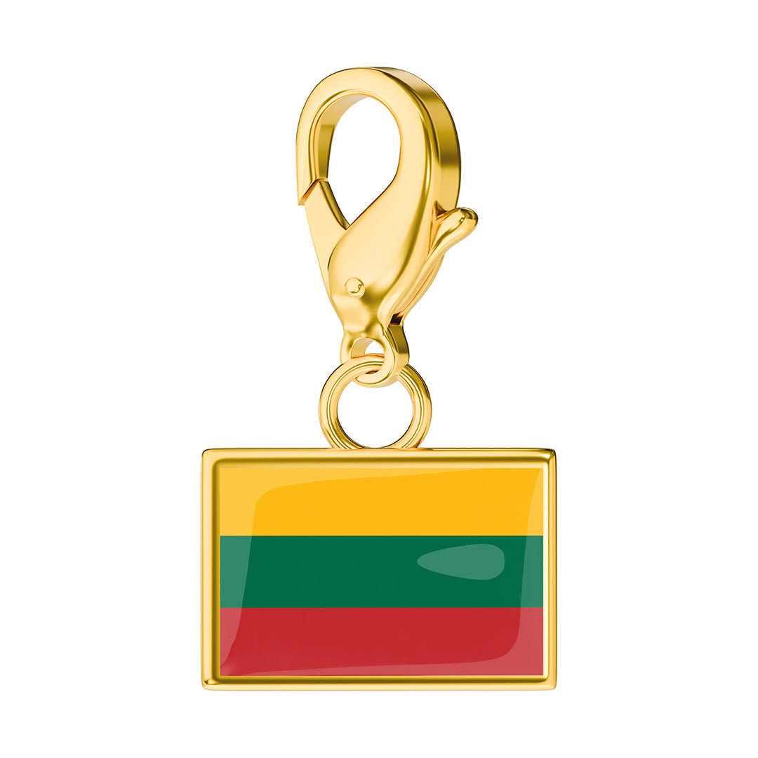 Flag & Map Charms Set