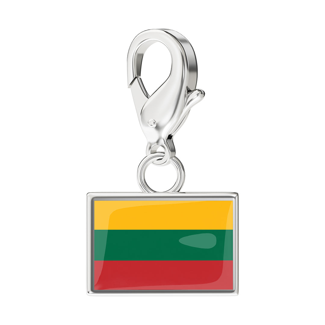 Flag & Map Charms Set