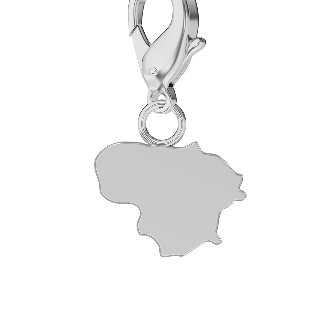 Flag & Map Charms Set