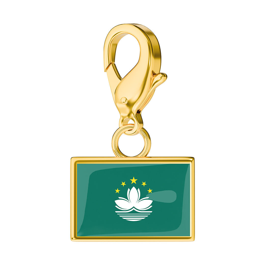 Flag & Map Charms Set