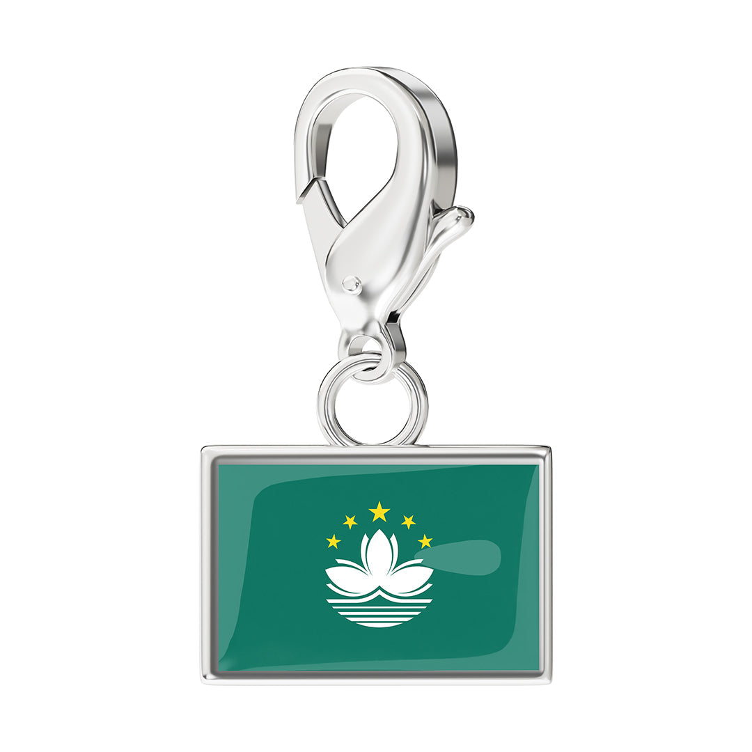 Flag & Map Charms Set