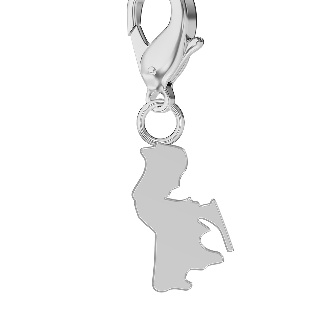 Flag & Map Charms Set