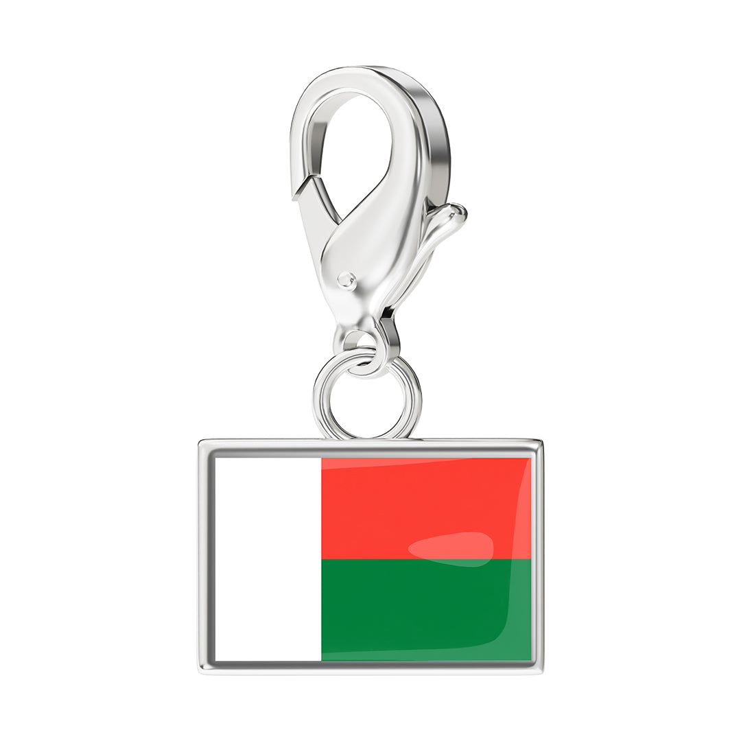 Flag & Map Charms Set