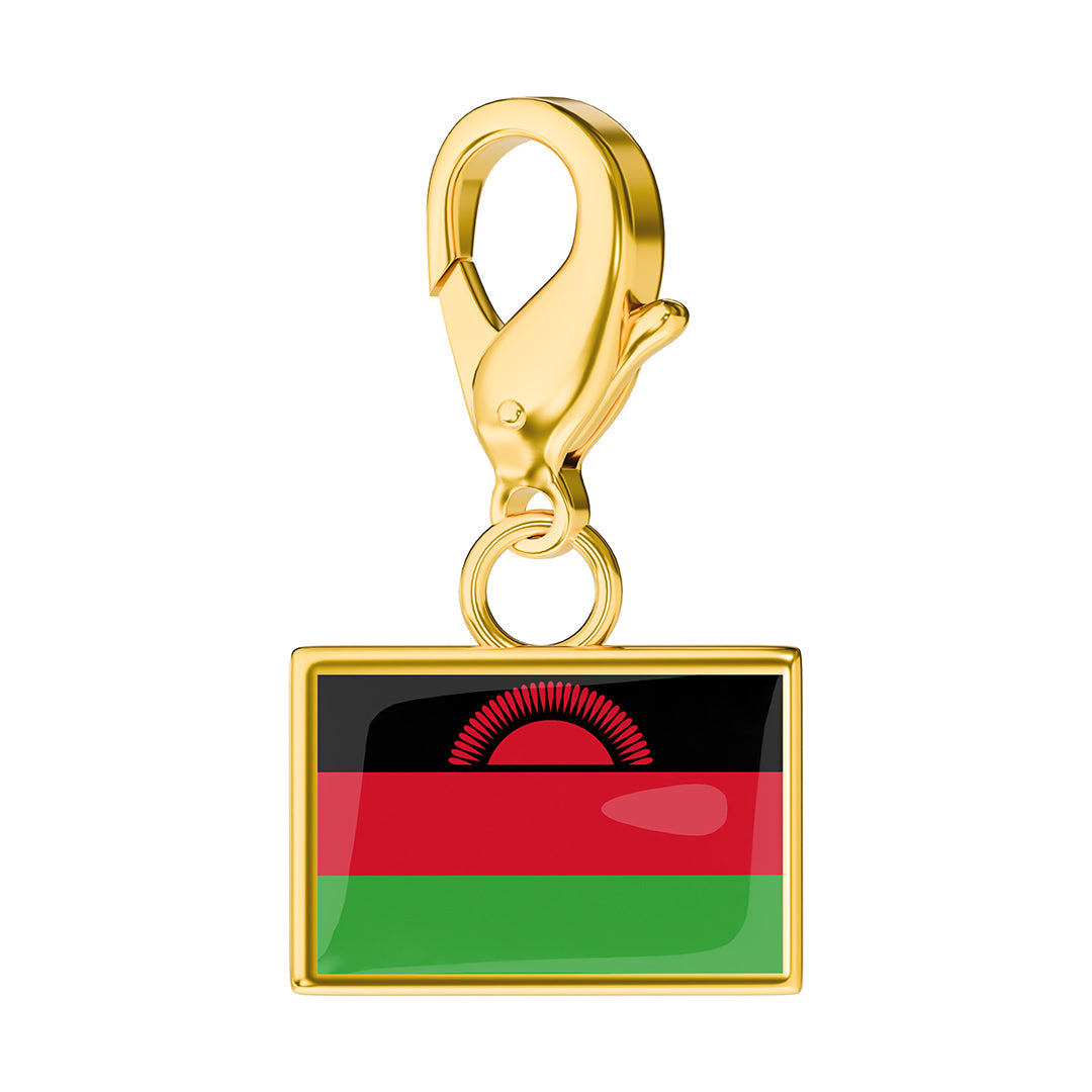 Flag & Map Charms Set