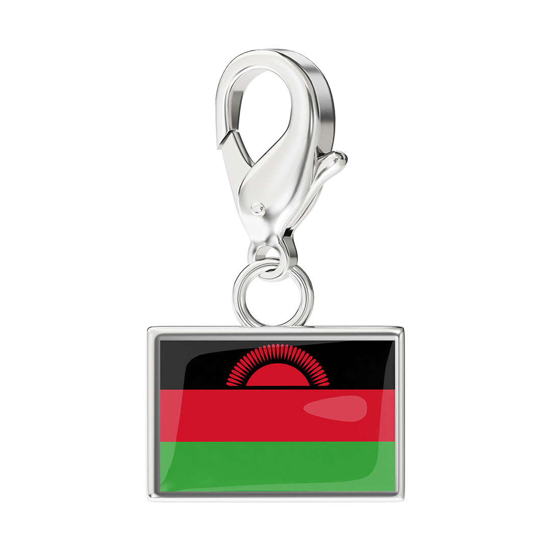 Flag & Map Charms Set