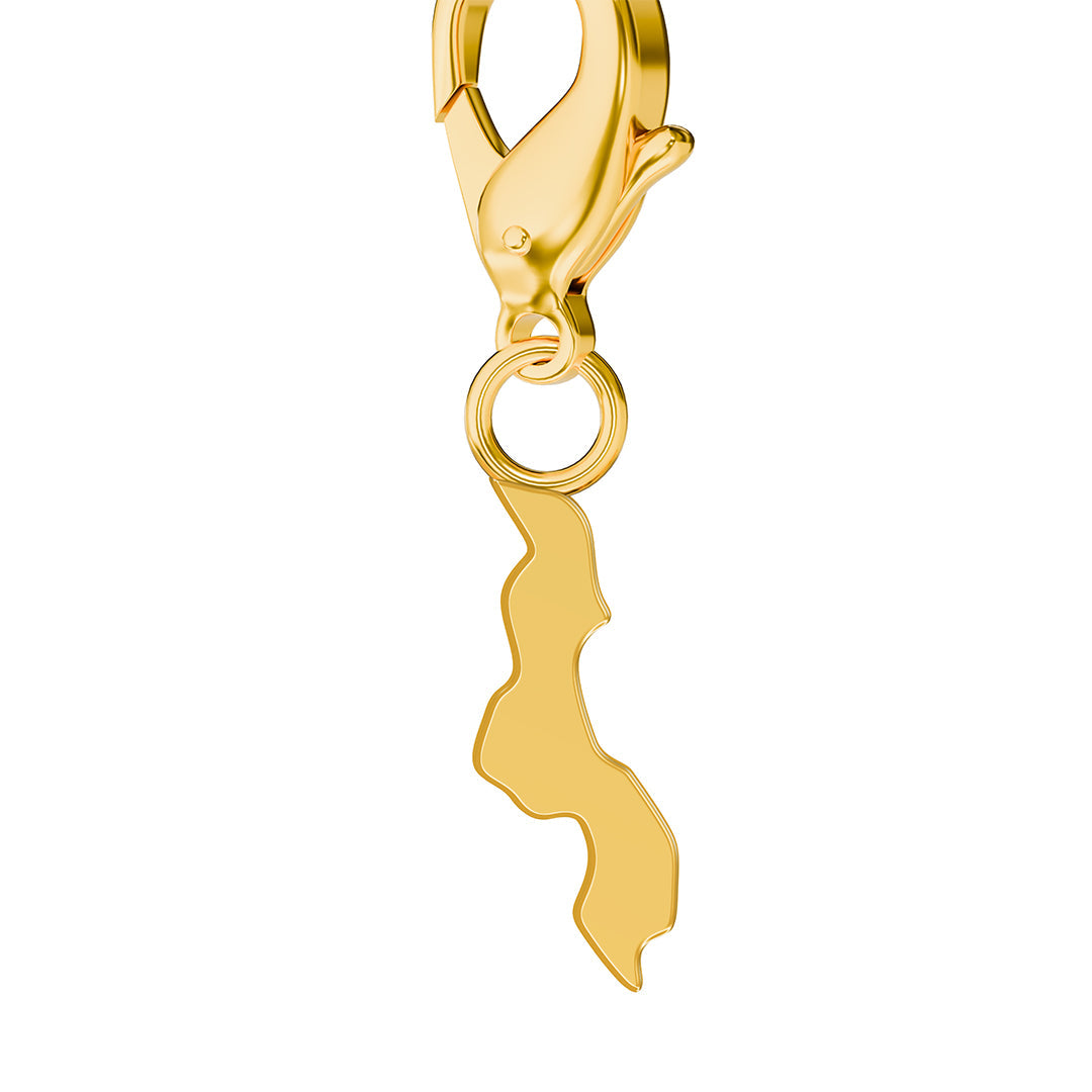 Flag & Map Charms Set